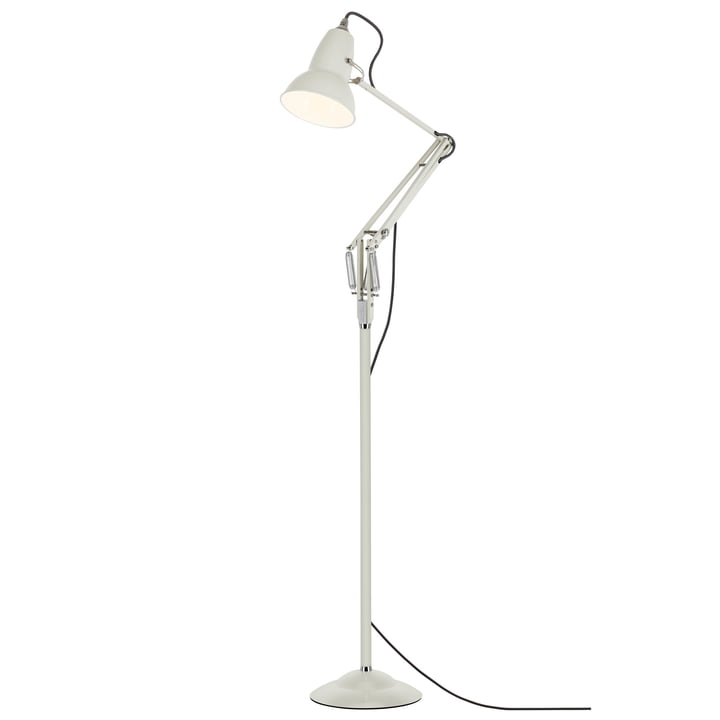 Original 1227 Floor lamp, linen white (cable: gray) from Anglepoise