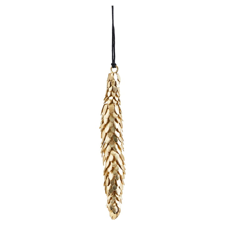 Ornament Corne, L 14 cm, brass by House Doctor