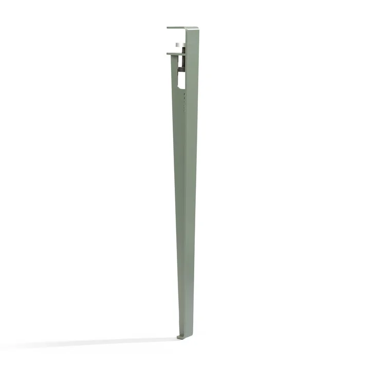 The table and desk leg H 75 cm, eucalyptus gray from TipToe