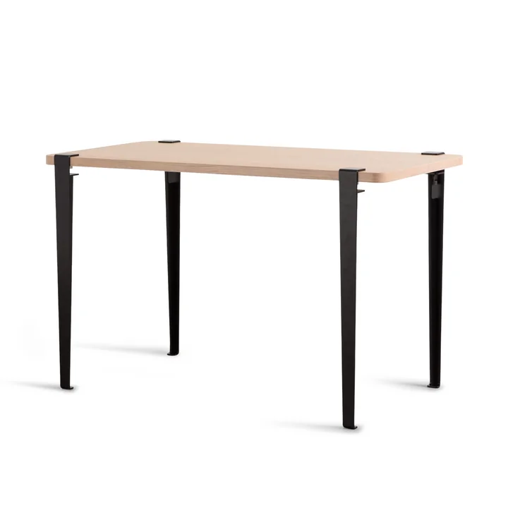 The NOMA desk, oak / graphite black by TipToe