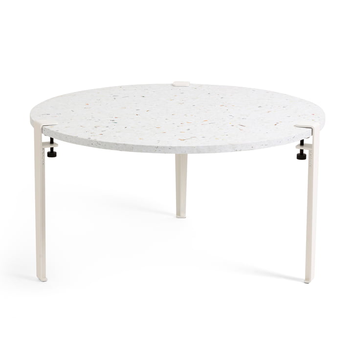 The VENEZIA coffee table Ø 80 cm, cloud white by TipToe