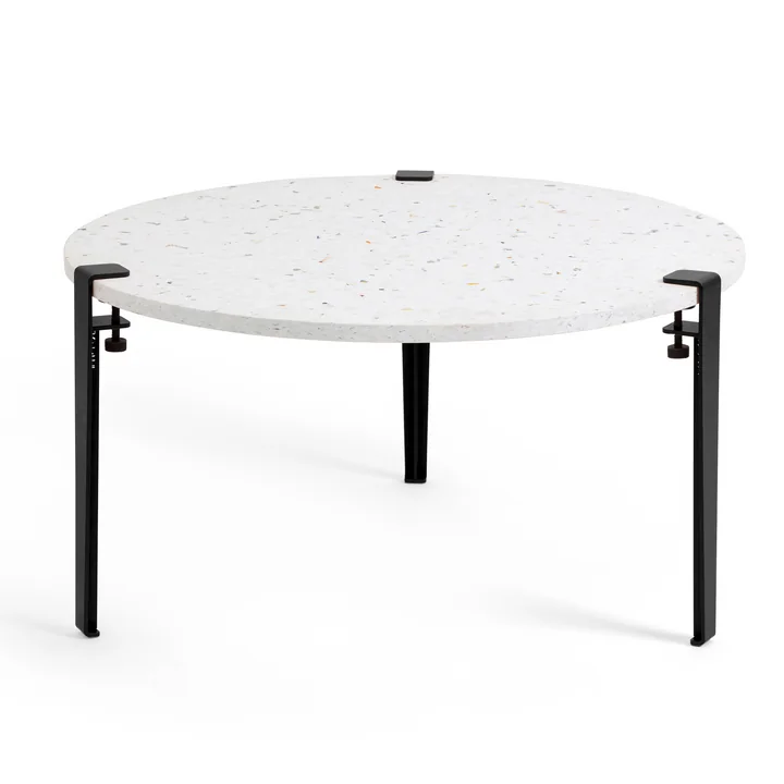 The VENEZIA coffee table Ø 80 cm, graphite black by TipToe