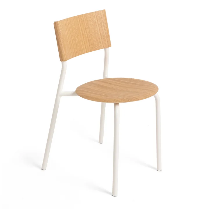 The SSD chair, oak / cloud white by TipToe