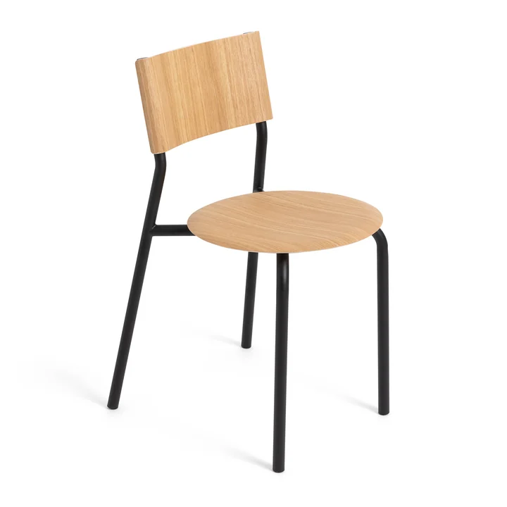 The SSD chair, oak / graphite black by TipToe