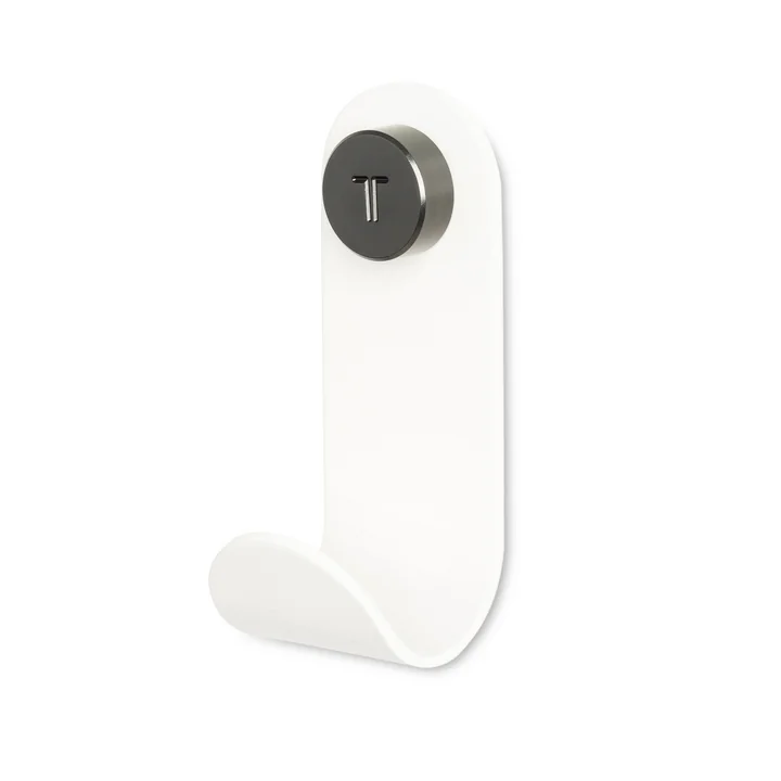 The JO wall hook, cloud white from TipToe