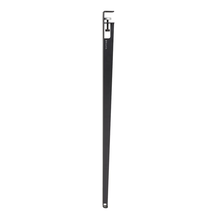 The bar table leg H 110 cm, graphite black from TipToe