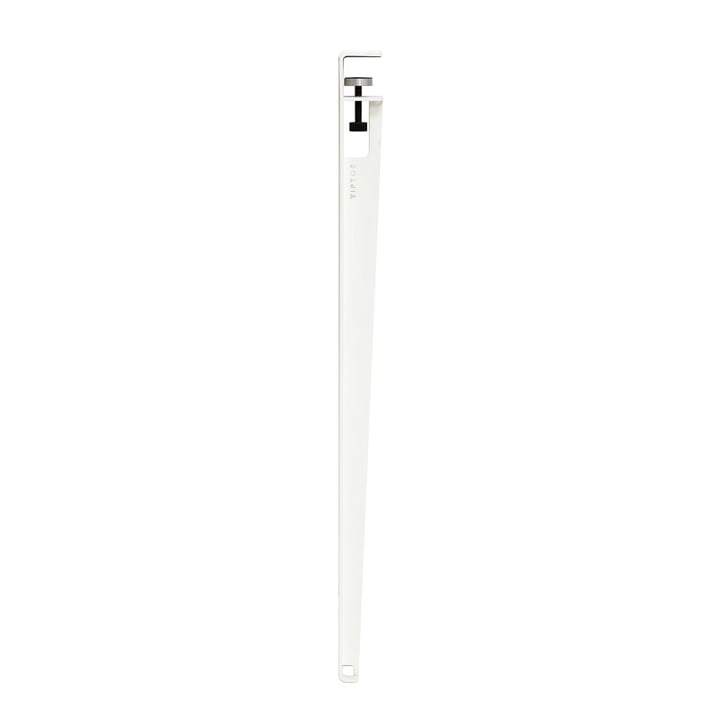 The table leg H 90 cm, cloudy white from TipToe