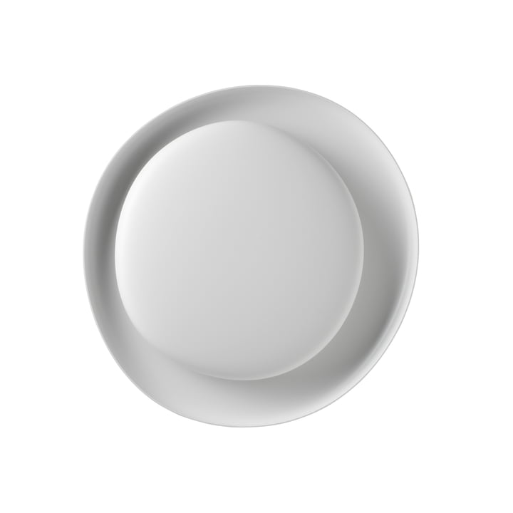 The Bahia Mini LED wall and ceiling lamp, white (dimmable) by Foscarini