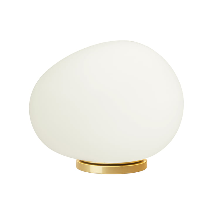 The Gregg Table lamp, media, incl. dimmer, white/ gold by Foscarini