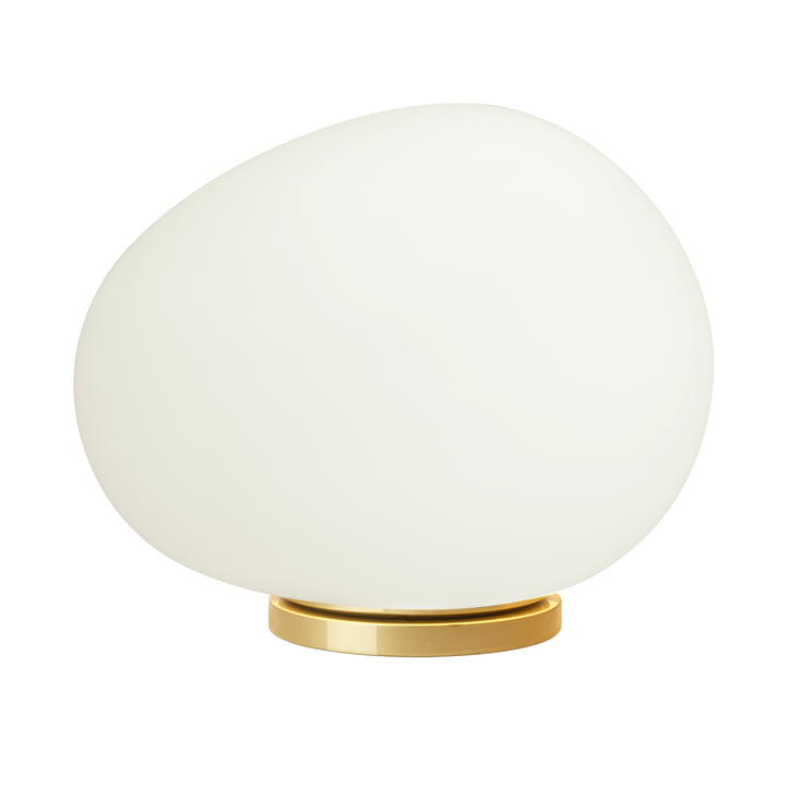 The Gregg Table lamp, grande, incl. dimmer, white/ gold by Foscarini