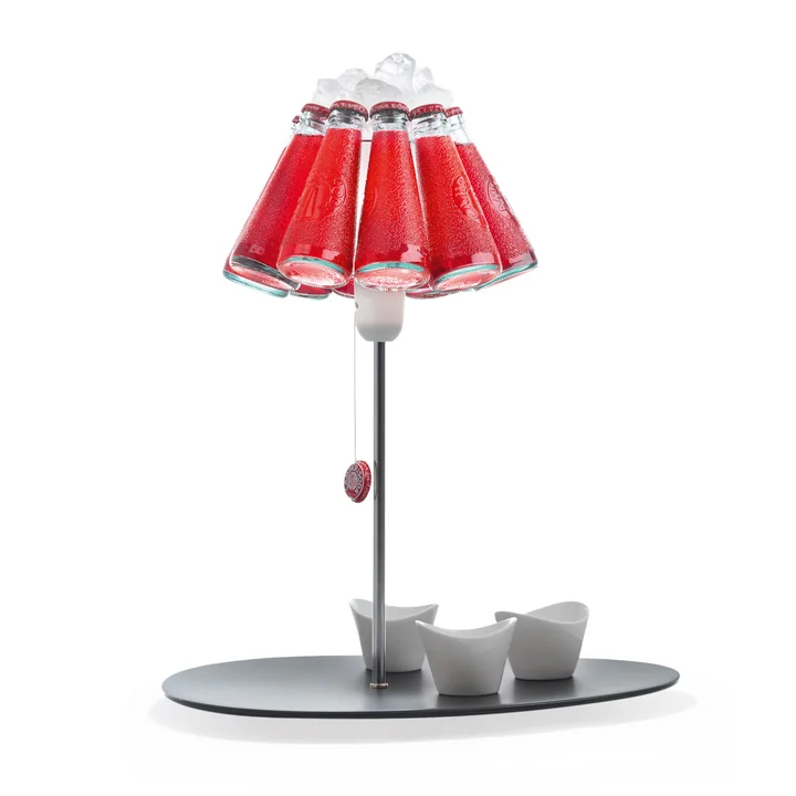 The Campari Bar table lamp, red (EU) by Ingo Maurer