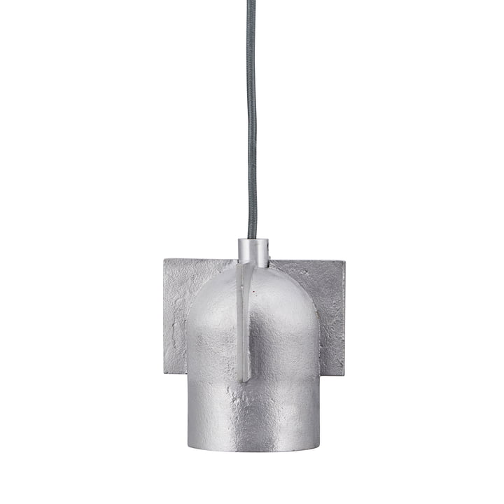 The Akola pendant lamp, H 12.5 cm x Ø 9 cm, silver by House Doctor