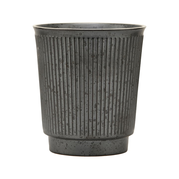 Berica mug, H 97 mm, black by House Doctor
