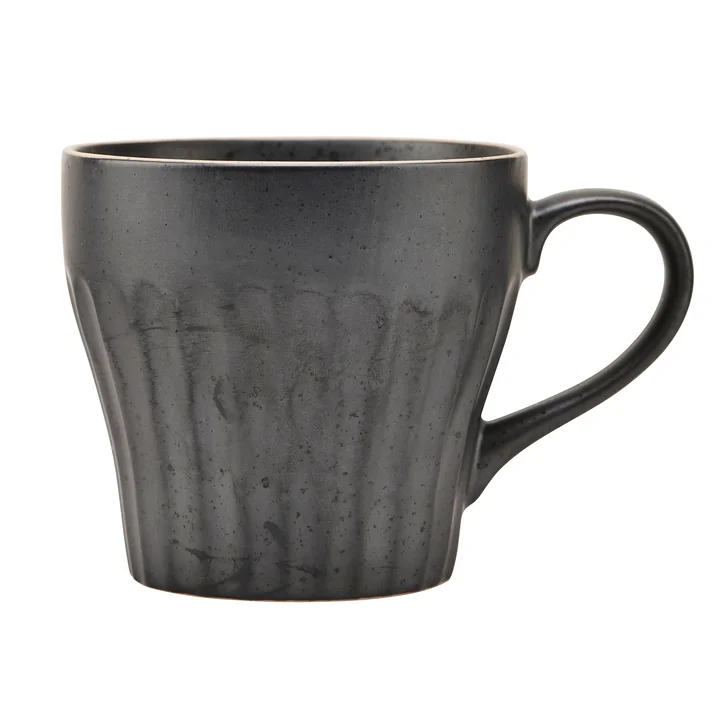Mug with handle, Berica, black by House Doctor
