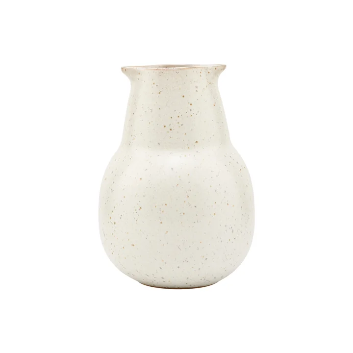 Bottle Pion, H 12 cm, gray / white from House Doctor