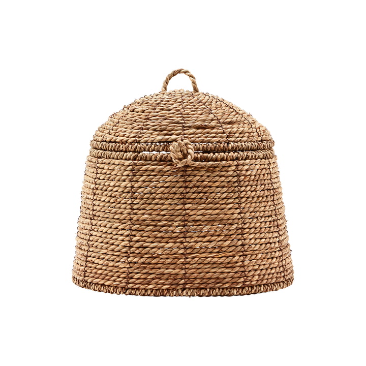 The basket with lid, Rama, small, nature by House Doctor