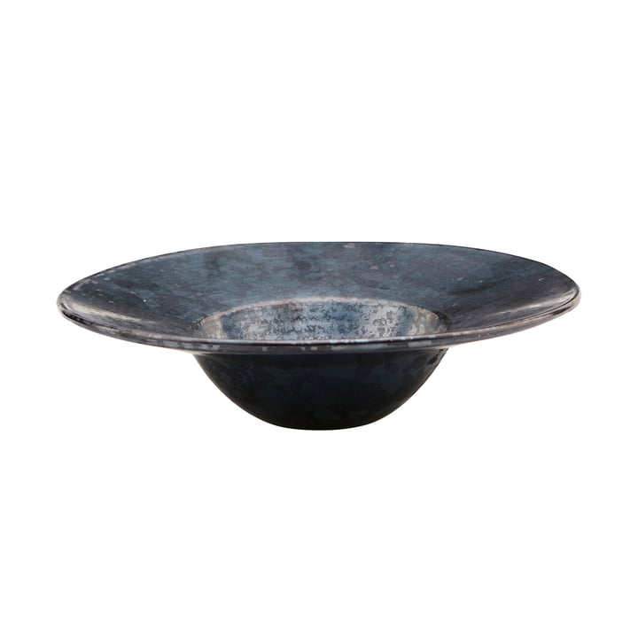 Bowl / pasta plate Pion, Ø 25 cm, black / brown by House Doctor
