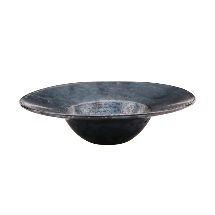 Bowl / pasta plate Pion, Ø 25 cm, black / brown by House Doctor