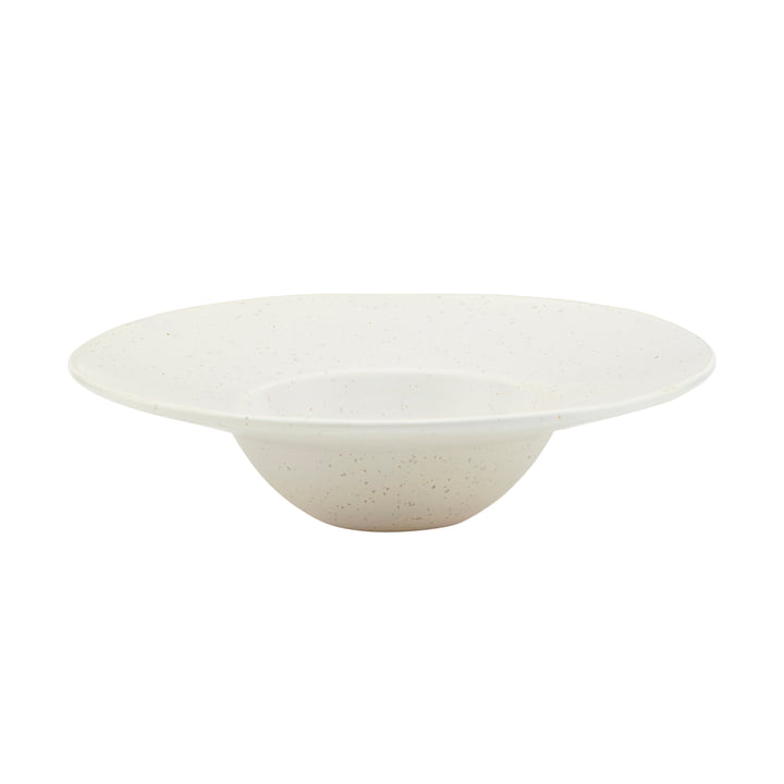 Bowl / pasta plate, Pion, Ø 25 cm, gray / white by House Doctor