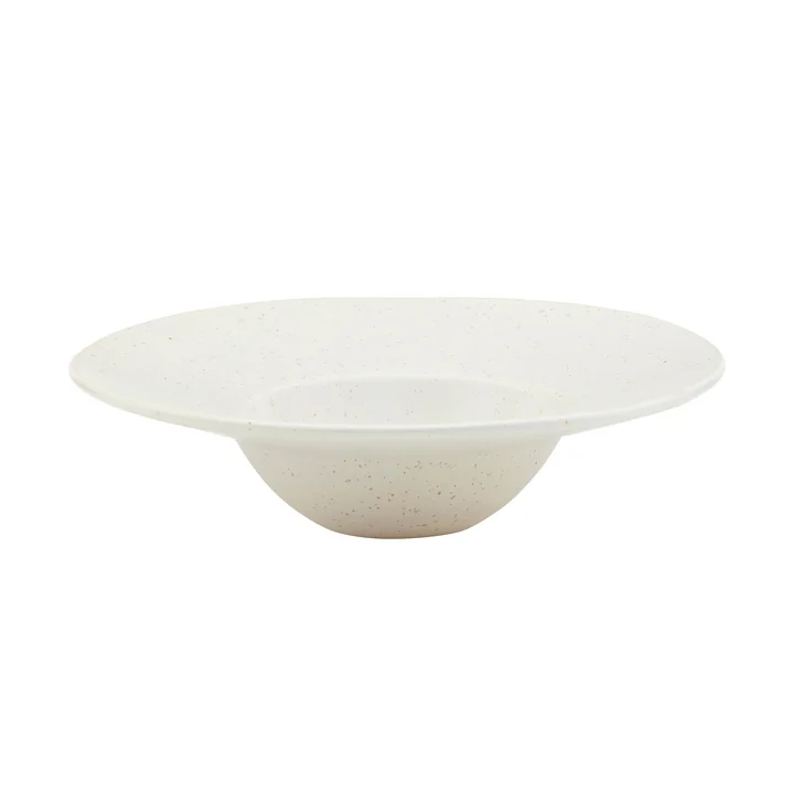 Bowl / pasta plate, Pion, Ø 25 cm, gray / white by House Doctor