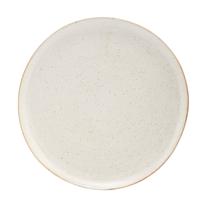 Plate Pion, Ø 28.5 cm, gray / white by House Doctor