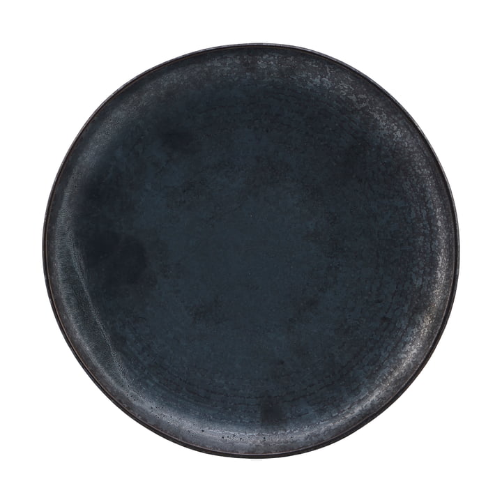 Plate Pion, Ø 28.5 cm, black / brown by House Doctor