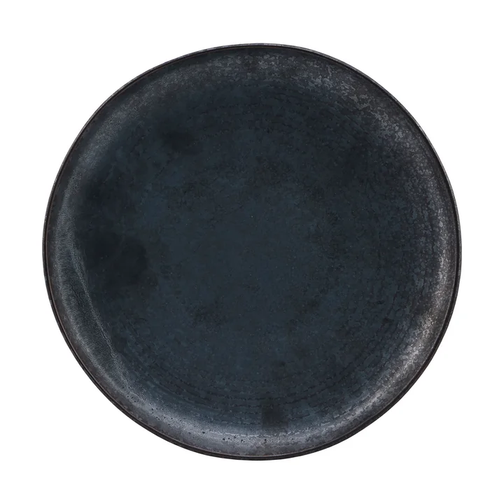 Plate Pion, Ø 28.5 cm, black / brown by House Doctor