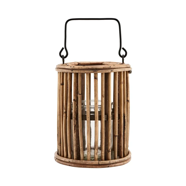 The lantern Ova, H 18 cm, natural by House Doctor