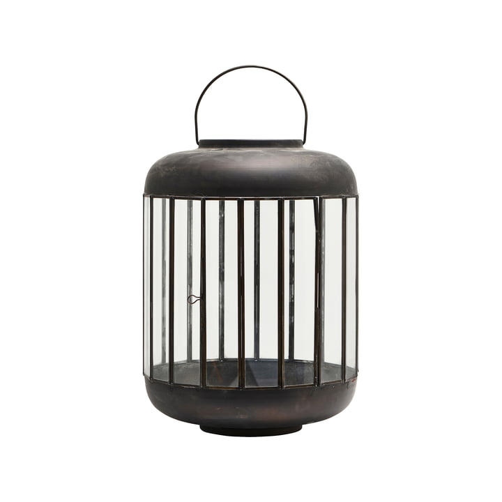 The Pamal lantern H 42 cm, antique brown by House Doctor