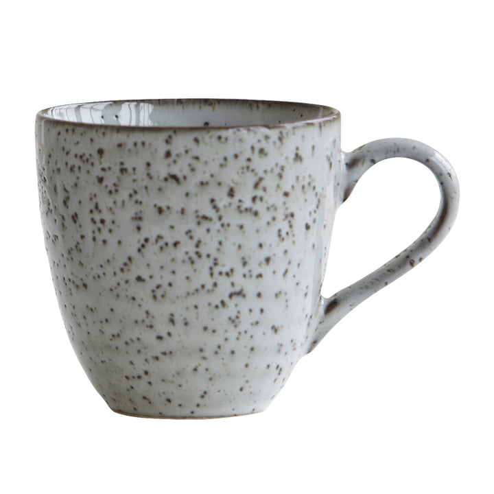 The Rustic cup H 9 cm, grey-blue from House Doctor
