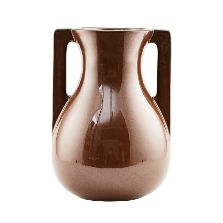 The Mississipi vase, Ø 21.5 x H 31 cm, brown by House Doctor