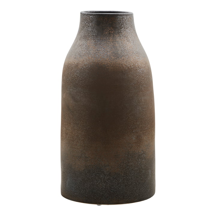 The Wymm vase, Ø 32 x H 65 cm, black / brown
