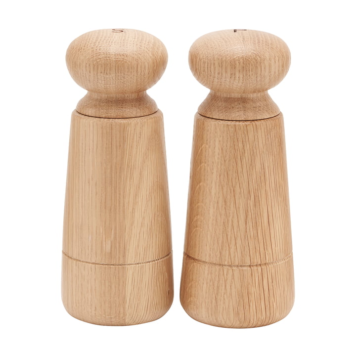 The Wardha salt and pepper mill (set of 2), oak by House Doctor
