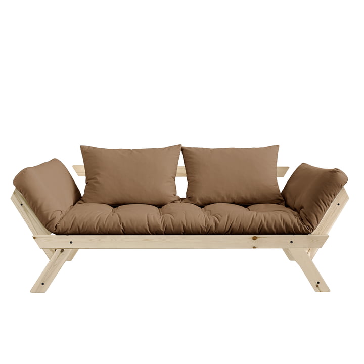 The Bebop Sofa, natural pine / mocca (755) from Karup Design