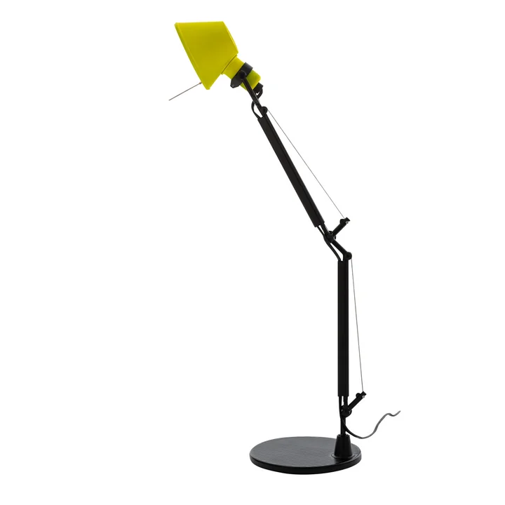 Tolomeo Micro Bicolor table lamp, black / yellow by Artemide
