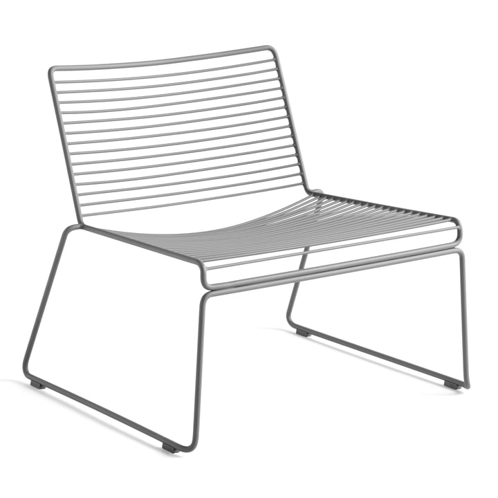 Hee Lounge Chair by Hay in asphalt gray