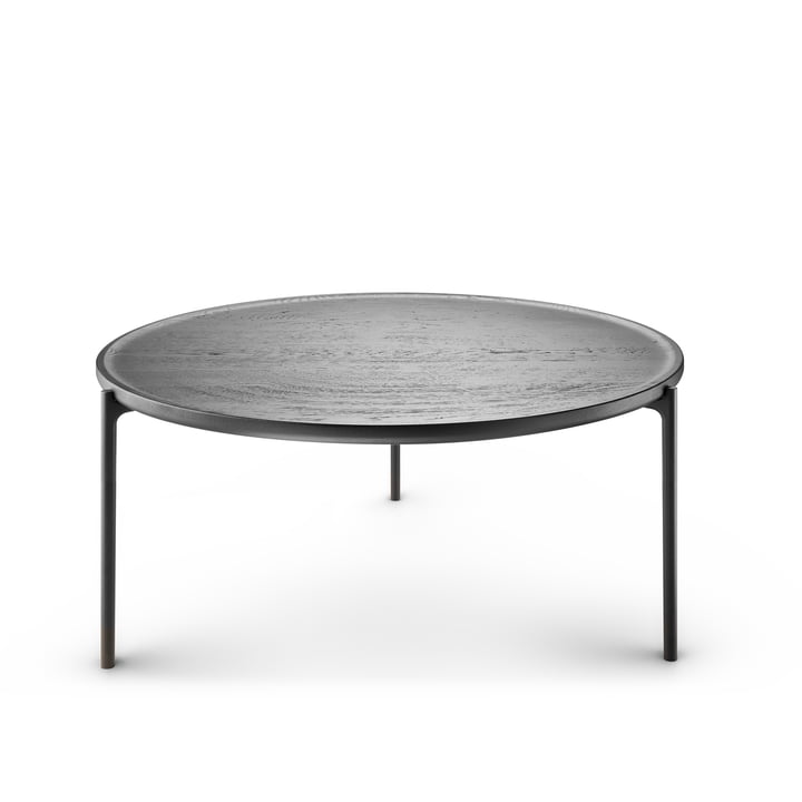 The Savoye coffee table, Ø 90 x H 42 cm, black / black by Eva Solo
