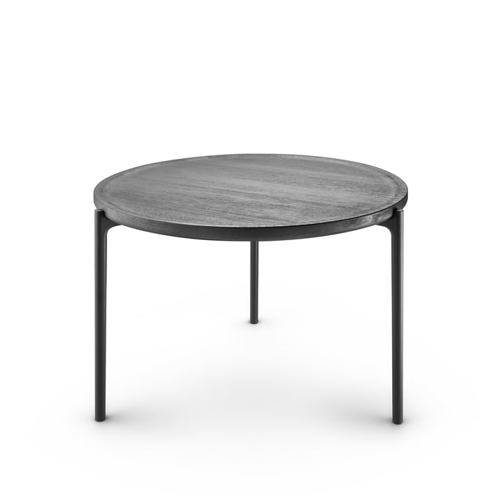 The Savoye coffee table, Ø 60 x H 42 cm, black / black by Eva Solo