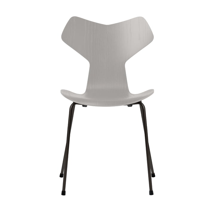 Grand Prix chair by Fritz Hansen in ash nine gray colored / frame black