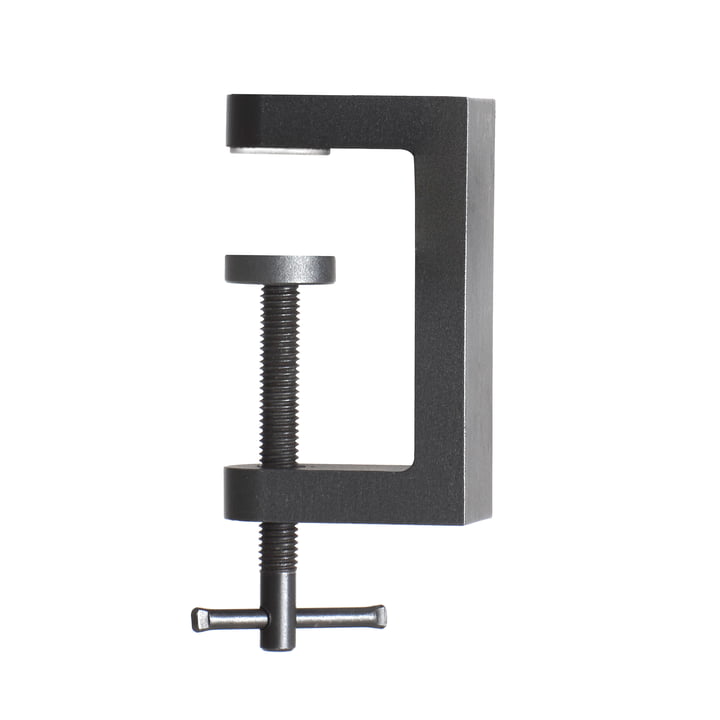 Demetra table clamp from Artemide in anthracite