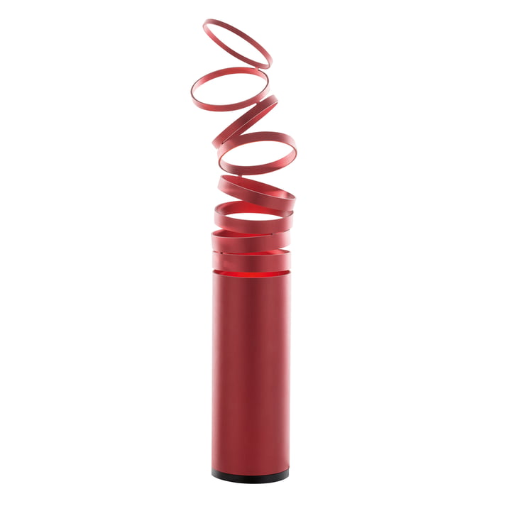 Decomposé table lamp by Artemide in red