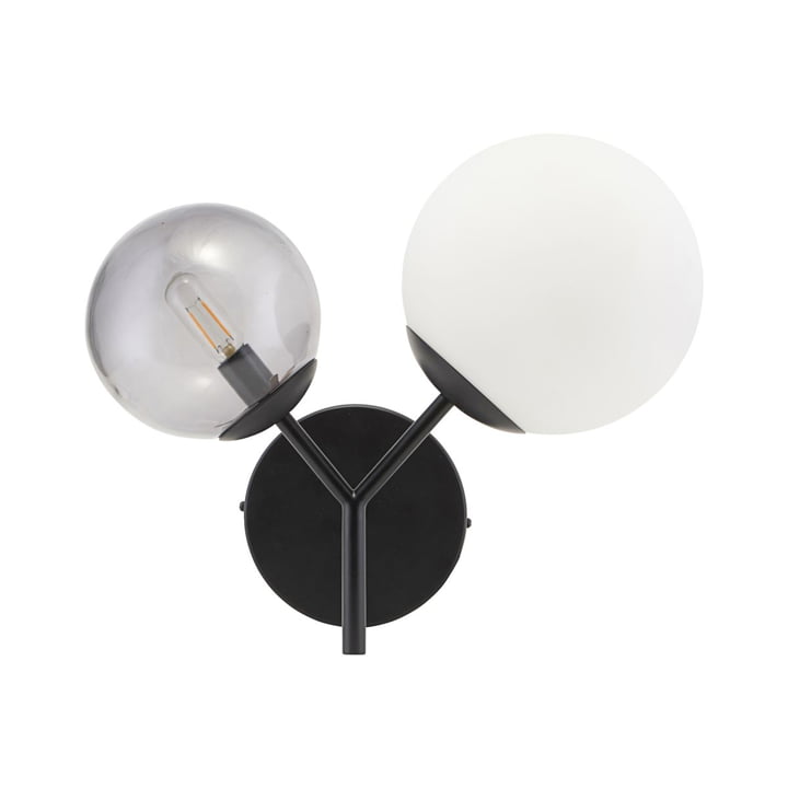 Twice wall lamp, black by House Doctor