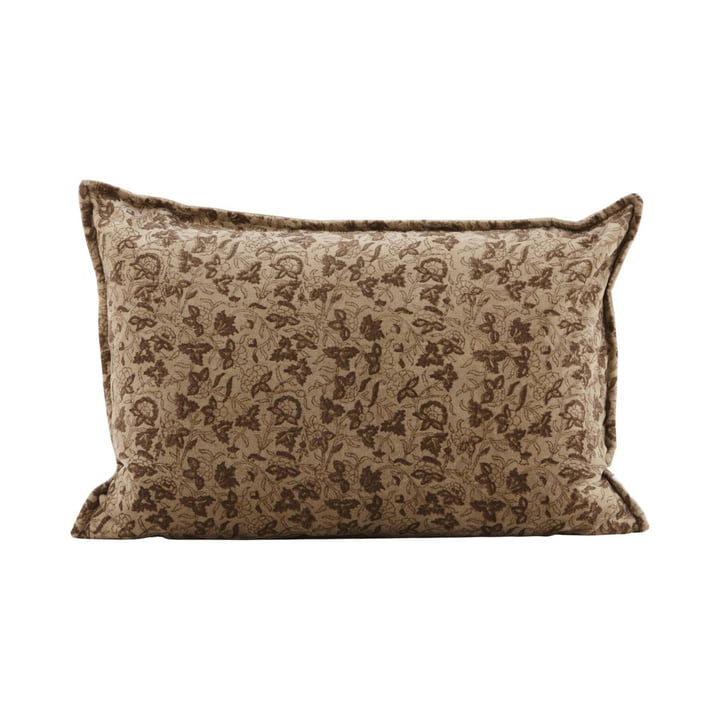 Cushion cover Velv 60 x 40 cm, light brown by House Doctor