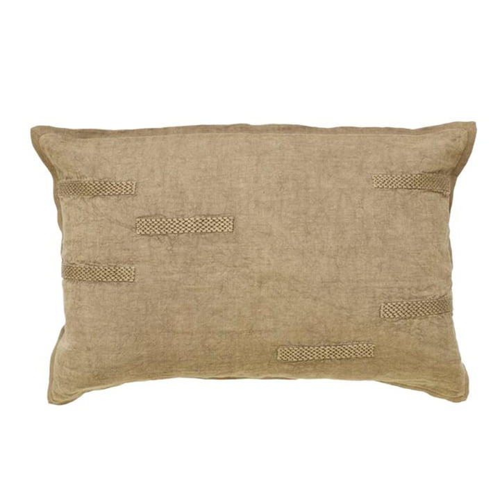 Mollie pillow case 60 x 40 cm, light brown by House Doctor