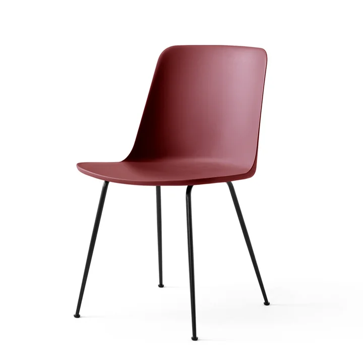 The Rely Chair HW6, red brown / black from & Tradition