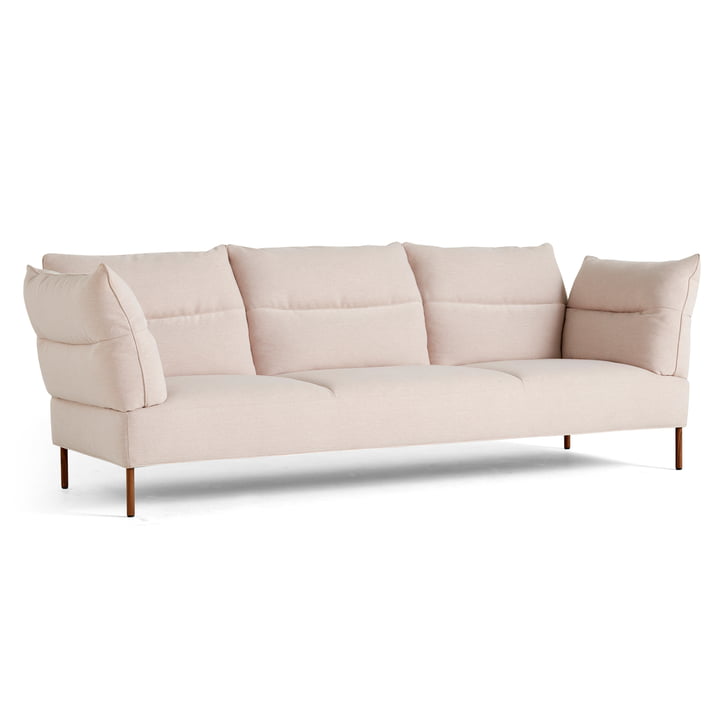 The Pandarine sofa, 3-seater, adjustable armrests, walnut oiled, fashion 26 from Hay