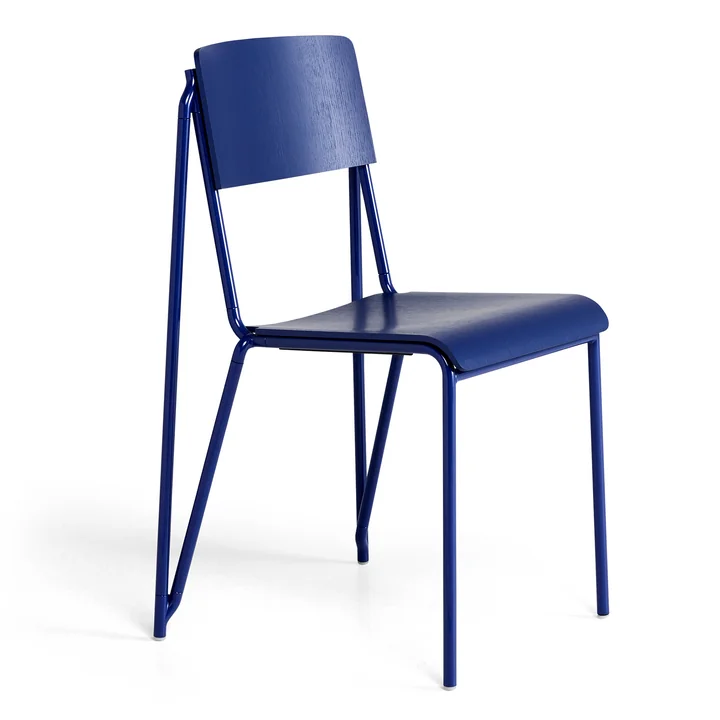 The Petit Standard chair, ultra marine blue / ultra marine blue by HAY