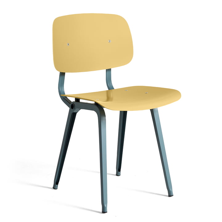 The Revolt Chair, ocean / biscotti by Hay