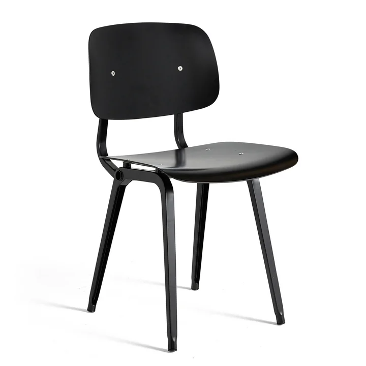 The Revolt Chair, black / black by HAY