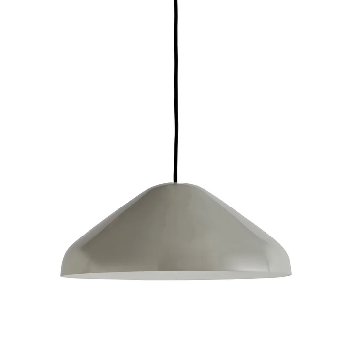 The Pao Steel pendant lamp, Ø 35 x H 14.5 cm, cool gray by HAY